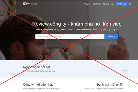 Trang reviewcongty đã bị chặn truy cập từ tháng 6/2023 nhưng đến nay vẫn hoạt động bình thường (Ảnh chụp ngày 08/5/2024)