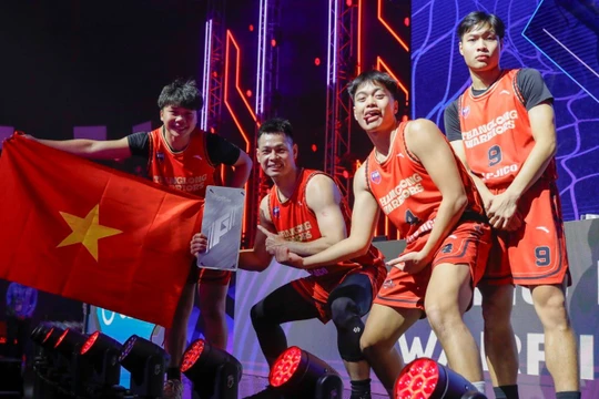 Thang Long Warriors là nhà vô địch của bộ môn bóng rổ thể chất số tại Games of the Future 2024 – Phygital basketball Invitational