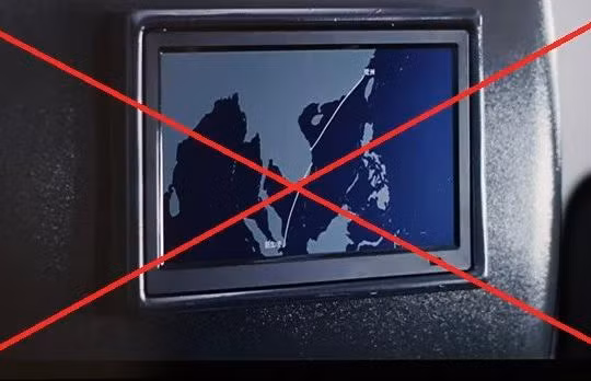 Bản đồ có những đoạn nét đứt không rõ ràng, đã được xác nhận là ''đường lưỡi bò'' trong phim "Flight to you"