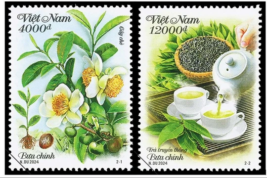 Bộ TT&TT phát hành bộ tem "Cây chè" quảng bá cây công nghiệp Việt Nam