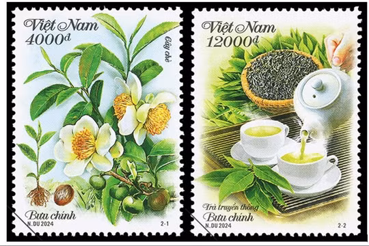 Bộ TT&TT phát hành bộ tem "Cây chè" quảng bá cây công nghiệp Việt Nam