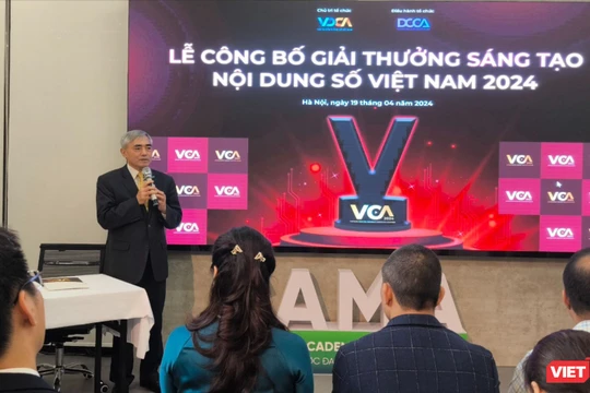 Chủ tịch Hội Truyền thông số Việt Nam Nguyễn Minh Hồng, Trưởng Ban Tổ chức VCA.