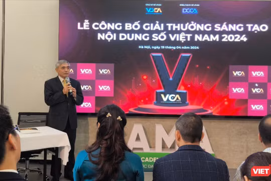 Chủ tịch Hội Truyền thông số Việt Nam Nguyễn Minh Hồng, Trưởng Ban Tổ chức VCA.