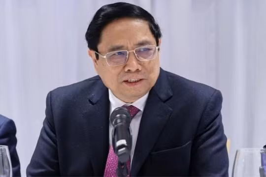 Thủ tướng chia sẻ chiến lược của VIệt Nam trong phát triển AI, bán dẫn và công nghiệp ôtô tại Hội nghị Diễn đàn kinh tế thế giới (WEF) 2024.