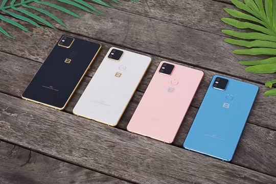 Bphone B86 có thiết kế đẹp mắt với 2 màu sắc mới là hồng và xanh