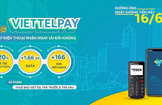 Nhiều ví điện tử áp dụng khuyến mại nhân Ngày không tiền mặt