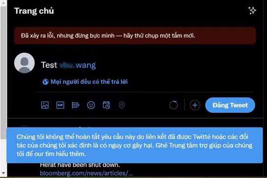 Website chứa link lừa đảo