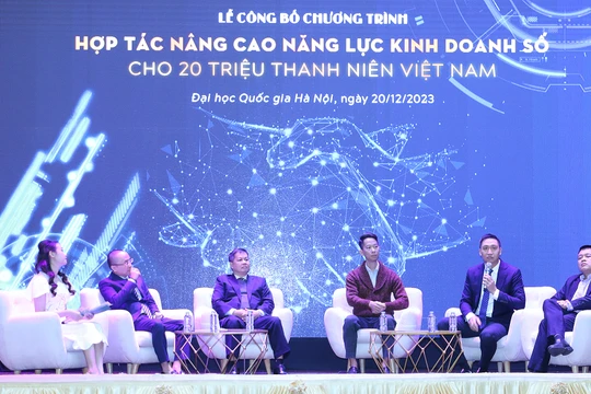 20 triệu thanh niên Việt Nam được hỗ trợ nâng cao năng lực kinh doanh số