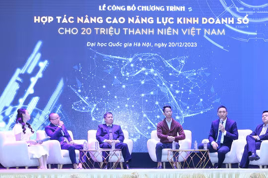 20 triệu thanh niên Việt Nam được hỗ trợ nâng cao năng lực kinh doanh số
