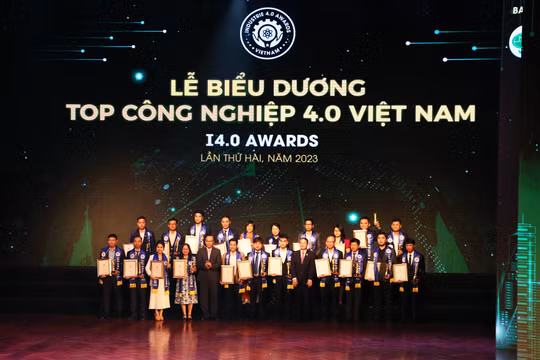 Các đơn vị được biểu dương tại chương trình TOP Công nghiệp 4.0 Việt Nam