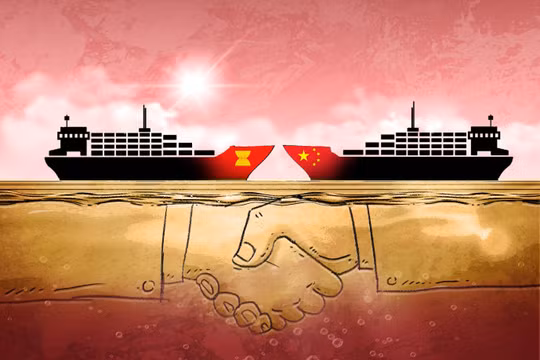 Kênh đào Bình Lục đưa cho là sẽ thúc đẩy thương mại giữa Trung Quốc và khối ASEAN (ảnh: SCMP)