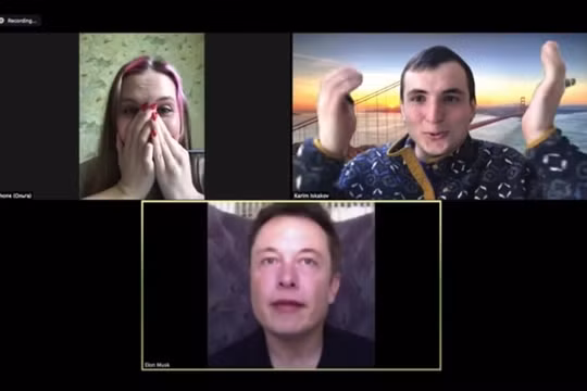 Elon Musk giả mạo trong Zoom