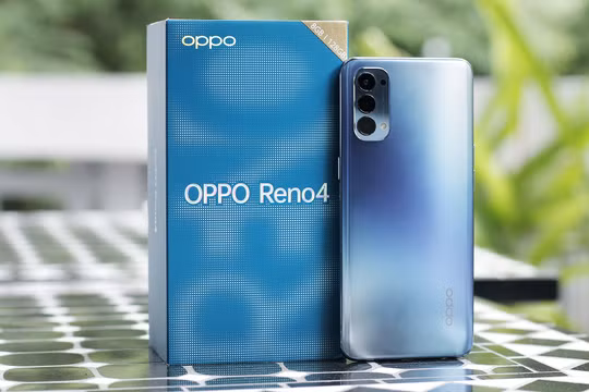 Chiếc Reno4 của Oppo