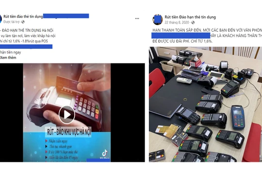 Cảnh giác với dịch vụ rút tiền - đáo hạn thẻ tín dụng