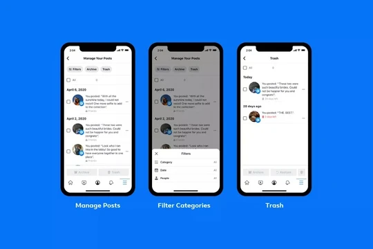 Người dùng có thể xóa nhiều bài đăng cũ trên Facebook chỉ với một thao tác (ảnh minh họa: The Verge)