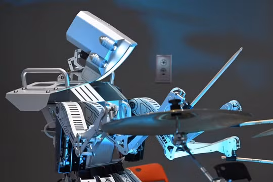 Robot đánh trống. Ảnh: Getty Images