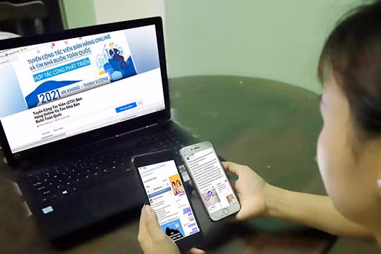 Nhiều website, fanpage lừa đảo tuyển dụng cộng tác viên online. Người dùng cần cảnh giác khi ứng tuyển (ảnh minh họa)