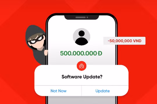 Nguy cơ mất tiền trong tài khoản ngân hàng do phần mềm chứa mã độc trên thiết bị iOS