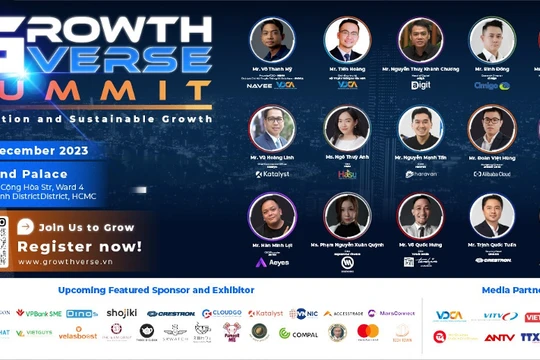 Sắp diễn ra "Hội nghị đột phá về tăng trưởng dành cho doanh nghiệp" - GrowthVerse Summit 2023