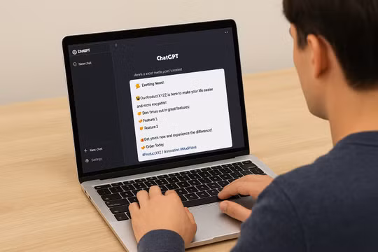 Có thể dùng ChatGPT để tạo bài đăng bán hàng trên mạng xã hội