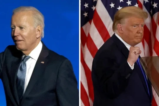 Một cuộc chiến pháp lý có thể nổ ra giữa ông Trump và ông Biden (ảnh: Getty Images)
