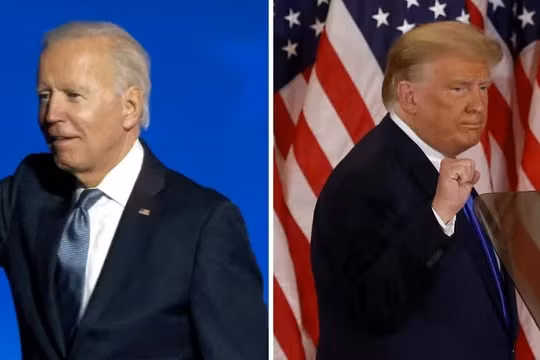 Một cuộc chiến pháp lý có thể nổ ra giữa ông Trump và ông Biden (ảnh: Getty Images)