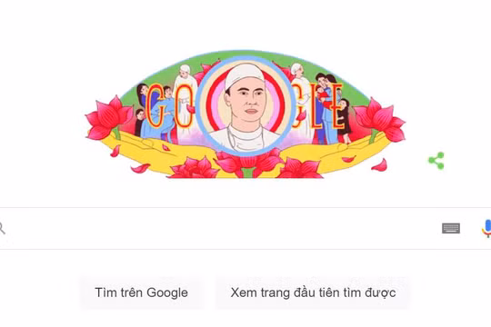 Hình ảnh tôn vinh giáo sư Tôn Thất Tùng trên Google Doodle