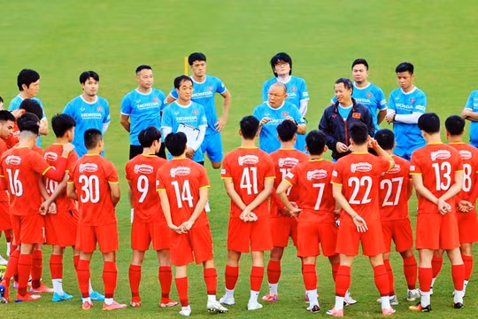 Đội tuyển Việt Nam đã không bảo vệ được ngôi vương tại AFF Cup. Ảnh BTC.