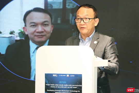 Ông Nguyễn Thanh Tuyên chia sẻ nhận định về tầm quan trọng của Blockchain với nền kinh tế số