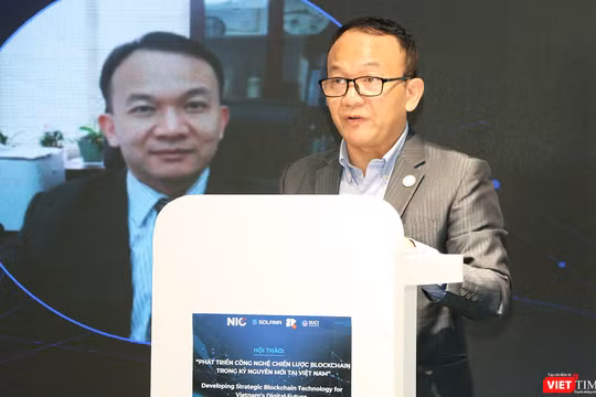 Ông Nguyễn Thanh Tuyên chia sẻ nhận định về tầm quan trọng của Blockchain với nền kinh tế số