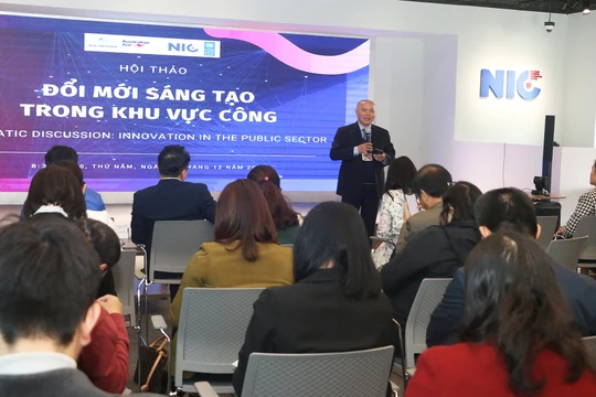 Hội thảo Đổi mới sáng tạo trong khu vực công do Trung tâm Đổi mới sáng tạo quốc gia, Bộ Kế hoạch và Đầu tư phối hợp với UNDP tổ chức