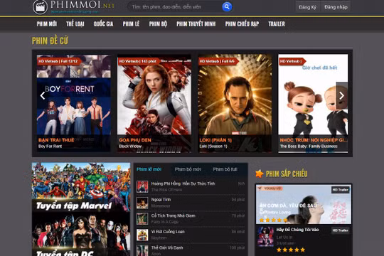Đây là website phát lậu phim lớn nhất Việt Nam 