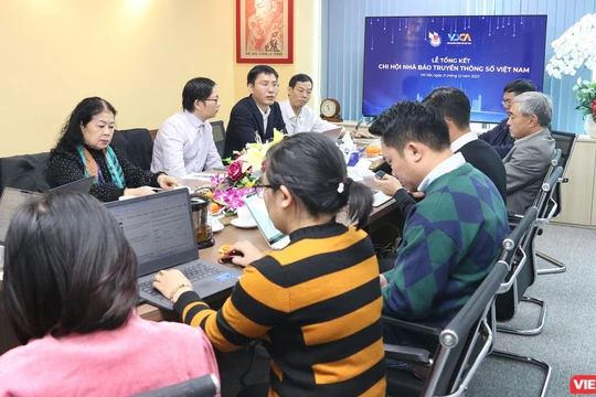 Chi hội Nhà báo Truyền thông số họp tổng kết hoạt động năm 2023 và triển khai nhiệm vụ 2024