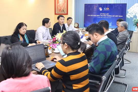 Chi hội Nhà báo Truyền thông số họp tổng kết hoạt động năm 2023 và triển khai nhiệm vụ 2024