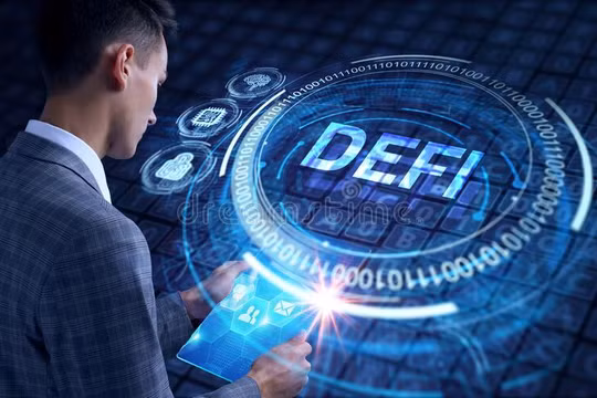 Dịch vụ tài chính phi tập trung (DeFi) là hình thức giao dịch mới khi blockchain phát triển (ảnh minh họa: Dreamstime)