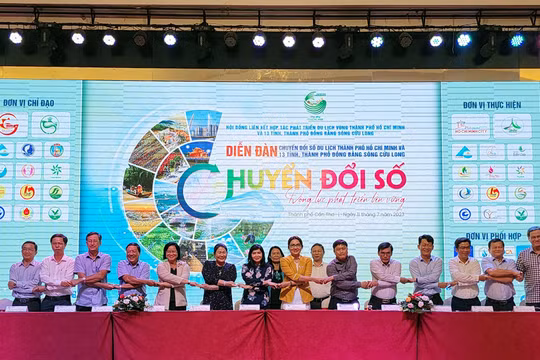 Nhiều hoạt động sôi nổi đã diễn ra tại Ngày hội chuyển đổi số du lịch TP.HCM và 13 tỉnh thành đồng bằng sông Cửu Long