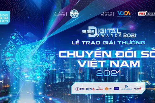 Lễ trao Giải thưởng Chuyển đổi số Việt Nam 2021 sẽ được truyền hình trực tiếp từ Nhà hát Âu Cơ- Hà Nội