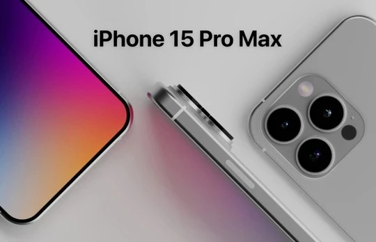 Ảnh render iPhone 15 Pro Max (nguồn: Supercharged)