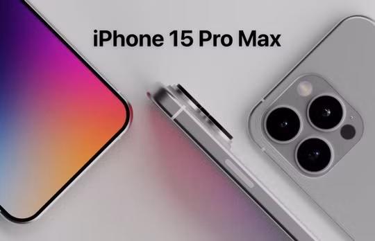 Ảnh render iPhone 15 Pro Max (nguồn: Supercharged)