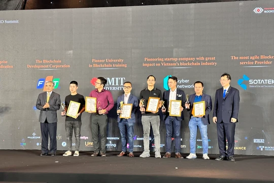 Các đơn vị được vinh danh Giải thưởng Blockchain Việt Nam 2022