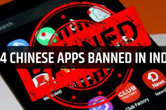 Hầu như các ứng dụng phổ biến có xuất xứ từ Trung Quốc đều bị Ấn Độ đưa vào danh sách cấm lưu hành ở nước này (ảnh: Tellus Daily) 