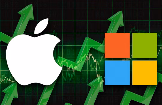 Microsoft sắp soán ngôi công ty giá trị nhất thế giới của Apple