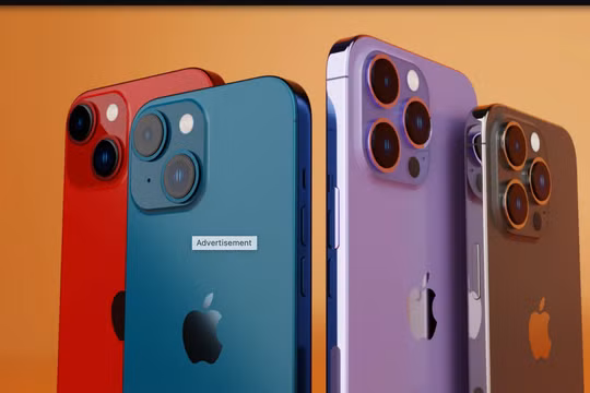Các sản phẩm thuộc dòng iPhone 14 với những màu sắc mới. Ảnh render dựa trên các tin đồn gần đây về iPhone 14.