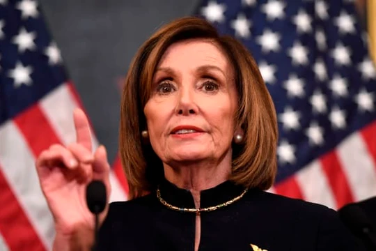 Bà Nancy Pelosi, Chủ tịch Hạ viện Mỹ (ảnh CNBC)