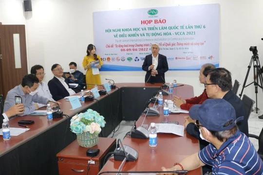 Hội Tự động hóa họp báo giới thiệu sự kiện VCCA 2021