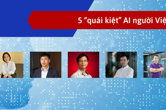 5 "quái kiệt" AI người Việt nổi danh toàn cầu