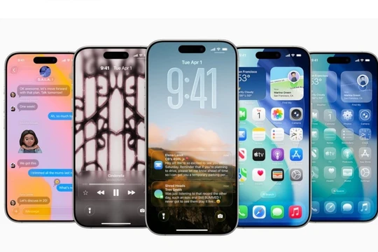 iOS 26 trên iPhone. Ảnh: Apple