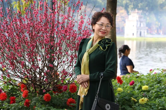 Chụp ảnh ghi lại khoảnh khắc cuối năm