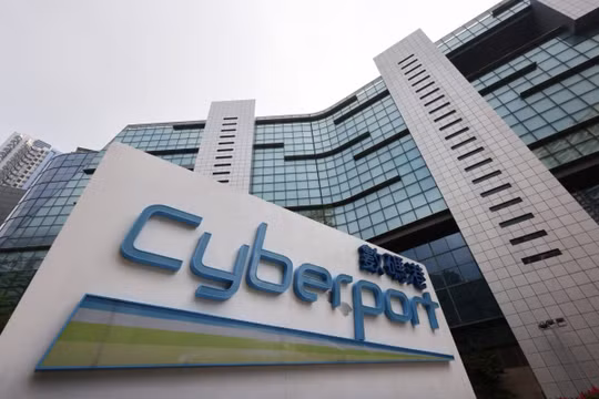 Trung tâm siêu máy tính Cyberport Hồng Kông. Ảnh: SCMP