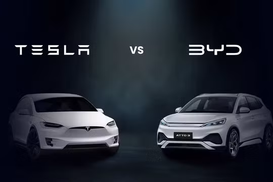 Cổ phiếu Tesla giảm 6% sau khi có "tin xấu" từ BYD